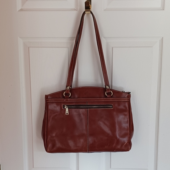 Patricia Nash Poppy Smooth Leather Shoulder Bag - Picture 2 of 15